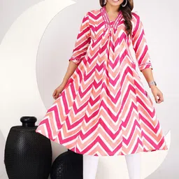 L.H HANDICRAFTS Print A-Line Midi Dress-image-41