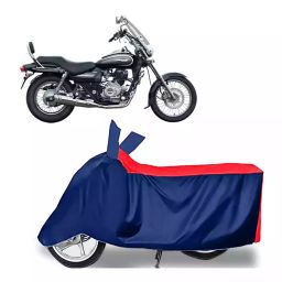 Auto Pearl Two Wheeler Cover with Bag for Bajaj Avenger 220 DTS-i, Red & Blue-image-83