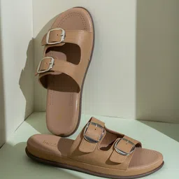 Inc 5 Women Open Toe Flats with Buckles-image-53