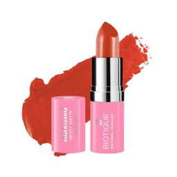 BIOTIQUE NATURAL MAKEUP Starkissed Moist Matte Lipstick - Fire Feather R311 4.2 g-46