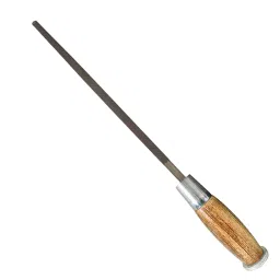 LXMI 8 inch (203.2 mm) Cut Round File Tool With Wooden Handle, AZWRF8_3-19