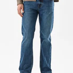 Snitch Men Straight Fit Mid-Rise Light Fade Stretchable Jeans-picture-6