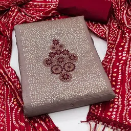 Ishin Floral Embroidered Sequinned Unstitched Dress Material-image-90