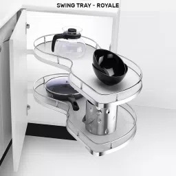 Olive Royale 815x400x(600-700) mm Soft Close Left Side Opening Corner Swing Tray, 101 027 005 0-picture-12