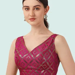 Moda Rapido Woven Design Saree Blouse-picture-11