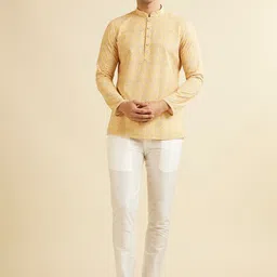 Manyavar Men Printed Chikankari Kurta-picture-43