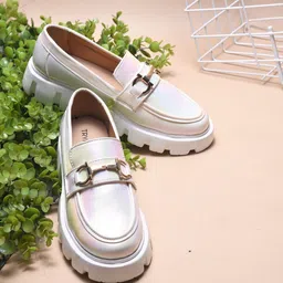 Try Me Women Patent Leather Loafers-image-42