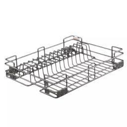 Slimline LIFE Cup & Saucer Kitchen Basket Nickel Chrome Finish 610x508x102 mm (24x20x4 inch)-24