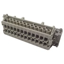 AMP - TE CONNECTIVITY HEAVY DUTY INSERT, RCPT, 24POS, 14AWG, T2040242201-000-37