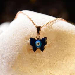 Astrotalk Evil Eye Butterfly Pendant-image-97