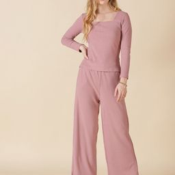 Gipsy Women Pink Striped Square Neck Top-image-87