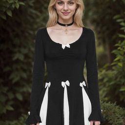 DressBerry Women Colourblocked Fit & Flare Mini Dress-image-52