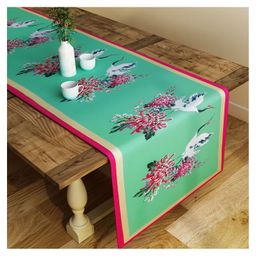 SEJ by Nisha Gupta Abstract Green Table Runner - Green-22