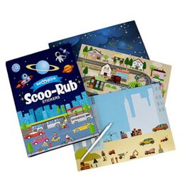 Scoobies Scoo Rub Sticker - Blue-18