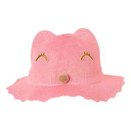 Kid-O-World Eye Nose Patch Hat - Pink-24