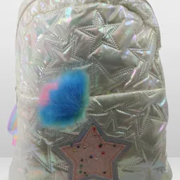 Rushabh Novelty School Bag 8379D-798-Cream-12 Inch-Star design-picture-49