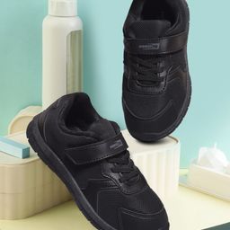LIBERTY Mesh Detailed Velcro Closure School Shoes - Black-picture-2