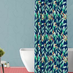 ArtzFolio Single Piece Waterproof Polyester Shower Curtain-34