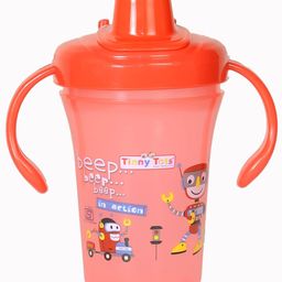 The Cheeky Kidzz Baby 1 Pocket Style Button Reusable Cloth Diaper Nappy With Bamboo Microfiber Insert With 250ml Spout Sipper Feeder BPA Free (Assorted) image 4