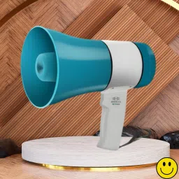 Handheld Megaphone with Siren, Microphone & Rechargeable for Outdoor EventsB494 Megaphone Portable Megaphone Siren Loudspeaker Function &Long Battery BackupI494 Outdoor PA System-22