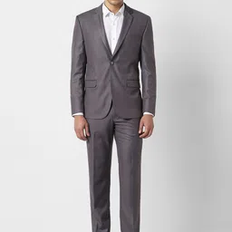 Van Heusen Slim-Fit Single-Breasted Two-Piece Suits-image-37