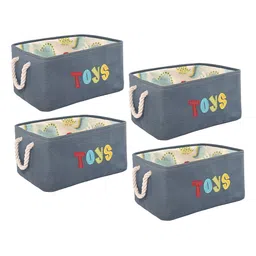 Kuber Industries Navy Blue & Red 4 Pieces Multi-Utility Organisers-10