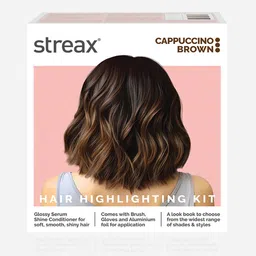 Streax DIY Application Hair Highlighting Kit - Cappuccino Brown-5