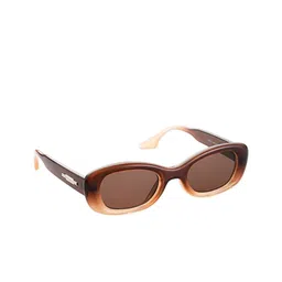 Hashtag Unisex Oval Sunglasses With UV Protected Lens 58025-C3-image-63