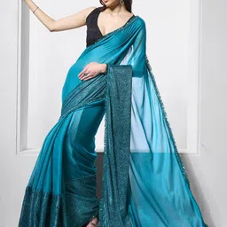 Kalista Embellished Sequinned Designer Saree-image-25