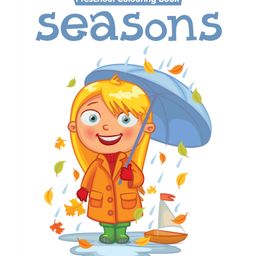 Preschool Coloring Book Seasons - English-24