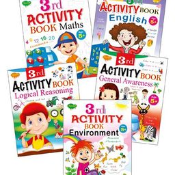 Sawan 3rd Activity Books Logical Reasoning Environment General Awareness English Maths Set of 5 - English-27