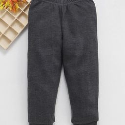 Babyhug Full Length Thermal Bottom - Grey-image-7