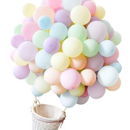 Party Anthem Pastel Shade Latex Balloons Pack Of 50 - Multicolor-22