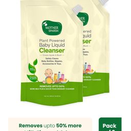 Mother Sparsh Baby Natural Baby Liquid Cleanser Refill Pack - 1 Litre-9