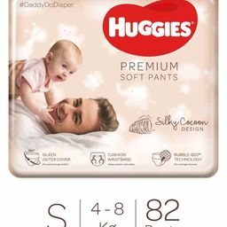 Huggies Premium Soft Pants Small S Size Baby Diaper Pants 82 Pieces-8
