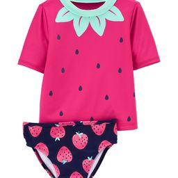 Carter's 2-Piece Strawberry Rashguard Set - Pink-image-51