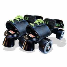 Jaspo Tenacity ZXI Adjustable Senior Roller Skates - Black-25