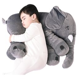 DearJoy Elephant Shaped Baby Pillow - Grey-15