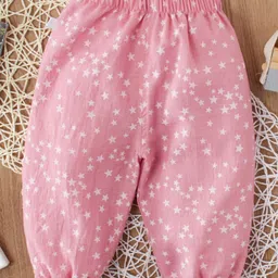 Kookie Kids Full Length Lounge Pant Jelly Fish Print - Pink-picture-32