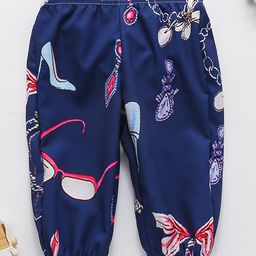 Kookie Kids Full Length Lounge Pant Multiprint- Navy Blue-image-99