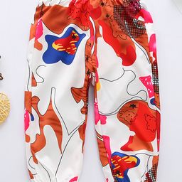 Kookie Kids Printed Full Length Lounge Pant - Multicolor-image-2