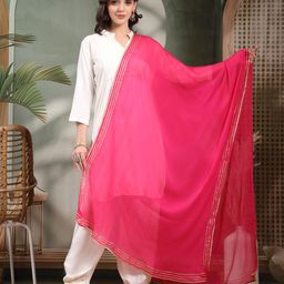 Clora Creation Gotta Patti Chiffon Dupatta-picture-17