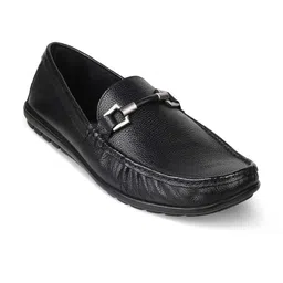 Tresmode Men Leather Loafers-image-91