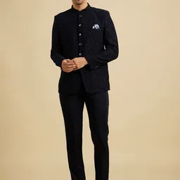 Manyavar Self Design Tailored-Fit 2 Piece Suit-image-19