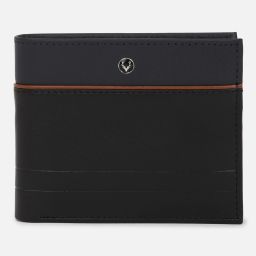 Men Black Genuine Leather Wallet-image-117