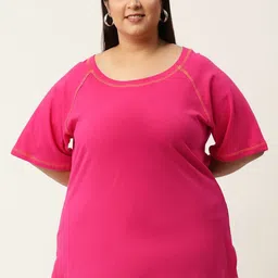 theRebelinme Women Plus Size Relaxed Fit T-shirt-image-43