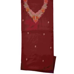 SPRHA Embroidered Organza Unstitched Dress Material-image-60