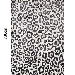 DDecor Grey Abstract Anti-Skid Polypropylene Carpet-10