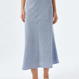 Koton Women Striped A-Line Maxi Skirts-picture-28