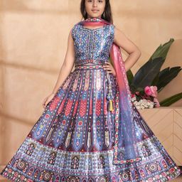 Muhuratam Ready To Wear Art Silk Lehenga Choli-image-40